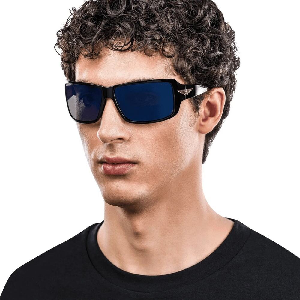 New! Police Matt Dark Grey Sunglasses, Police SPLN37M 0I41, Authentic